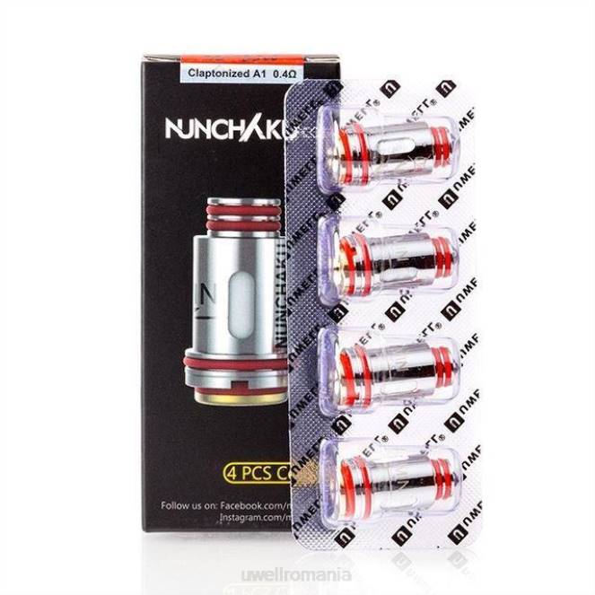 0,25 ohmi L00F261 - UWELL Romania - UWELL NUNCHAKU bobine (pachet de 4)