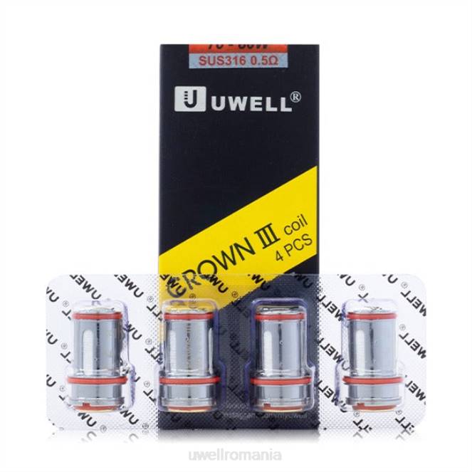 0,25 ohmi L00F91 - UWELL Romania - UWELL CROWN 3 bobine (pachet de 4)