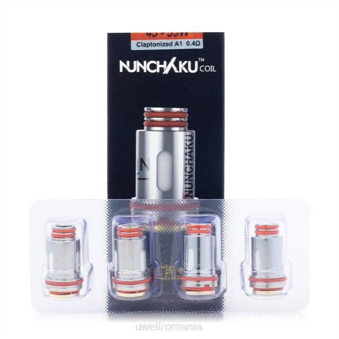 0,4 ohmi L00F262 - tigara electronica UWELL - UWELL NUNCHAKU bobine (pachet de 4)