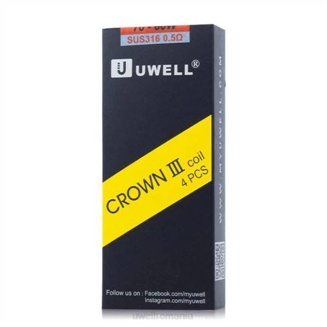 0,4 ohmi L00F92 - tigara electronica UWELL - UWELL CROWN 3 bobine (pachet de 4)