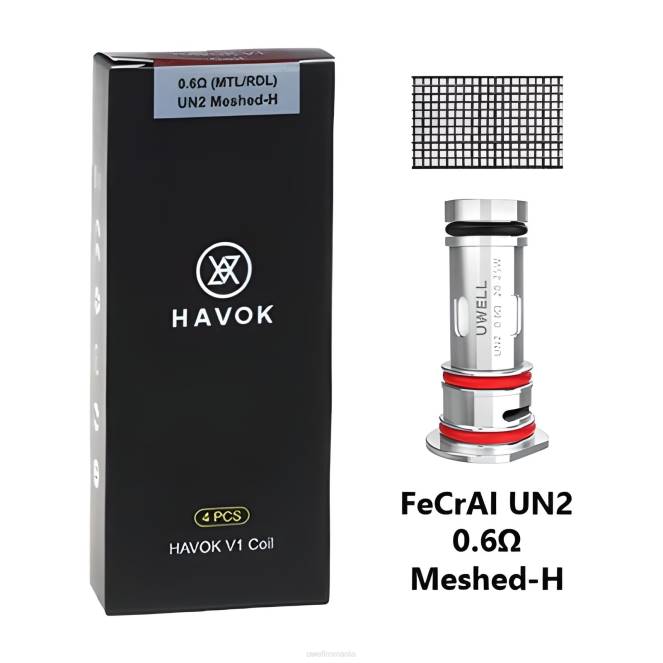 0,6 ohmi L00F151 - UWELL Romania - UWELL HAVOK V1 bobine (pachet de 4)