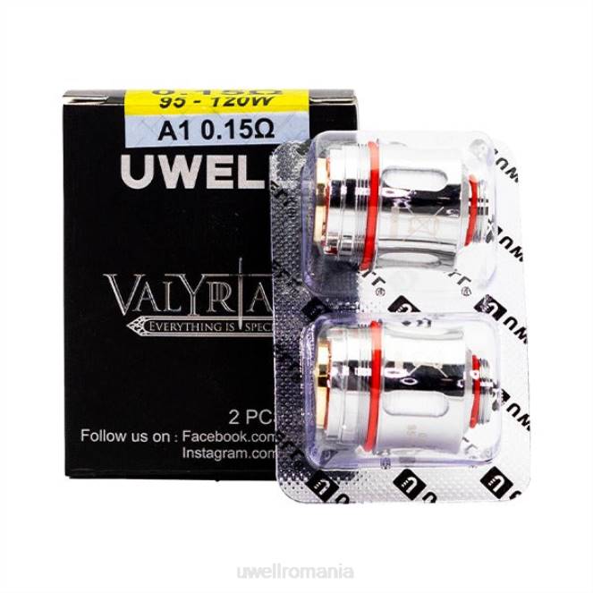 a1 0,15 ohmi L00F259 - UWELL store - UWELL VALYRIAN bobina de schimb (pachet de 2)