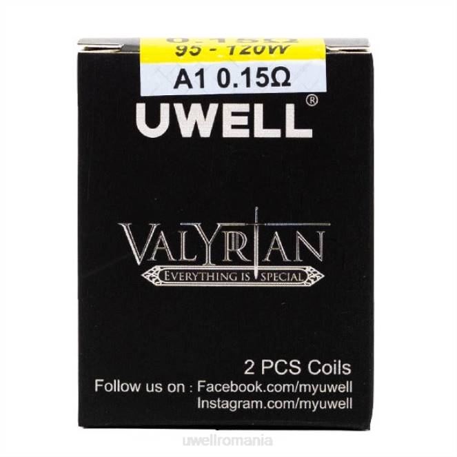 a1 0,15 ohmi L00F259 - UWELL store - UWELL VALYRIAN bobina de schimb (pachet de 2)