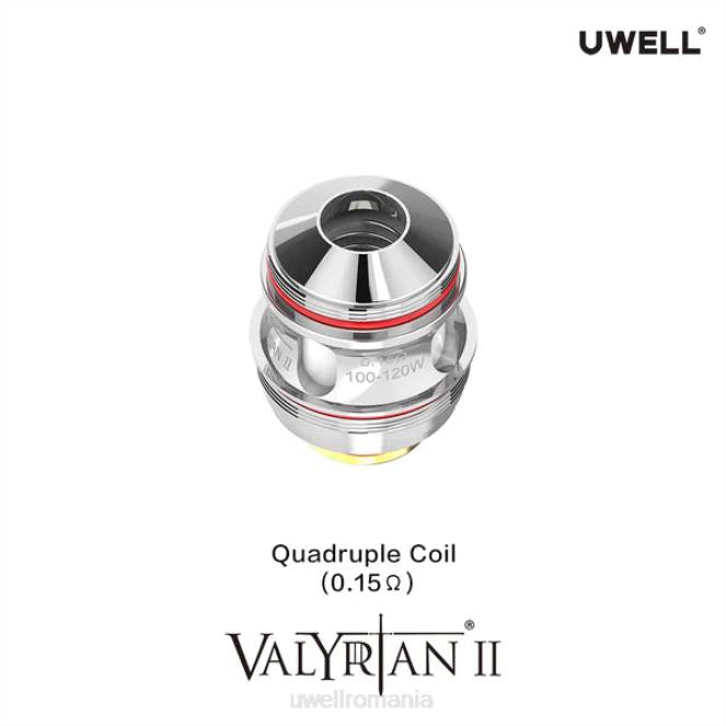 cvadruplu 0,15 ohmi L00F31 - UWELL Romania - UWELL VALYRIAN 2 bobine de schimb (pachet de 2)