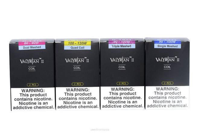 un2 ochiuri simple 0,32 ohmi L00F28 - UWELL vape flavors - UWELL VALYRIAN 2 bobine de schimb (pachet de 2)