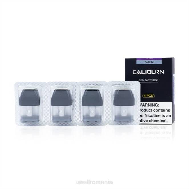 pachet de 4 L00F35 - UWELL online shop - UWELL CALIBURN cartuş de înlocuire pentru pod
