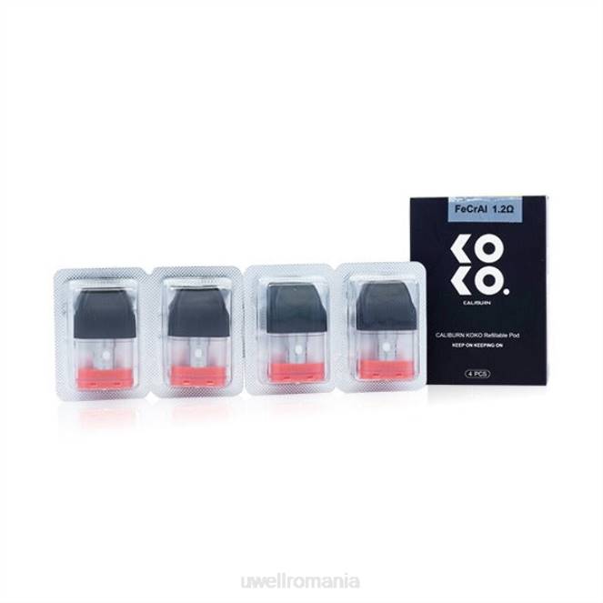1,2 ohmi L00F95 - UWELL online shop - UWELL CALIBURN KOKO păstăi (pachet de 4)