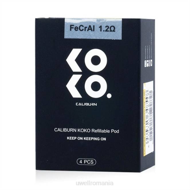 1,2 ohmi L00F95 - UWELL online shop - UWELL CALIBURN KOKO păstăi (pachet de 4)
