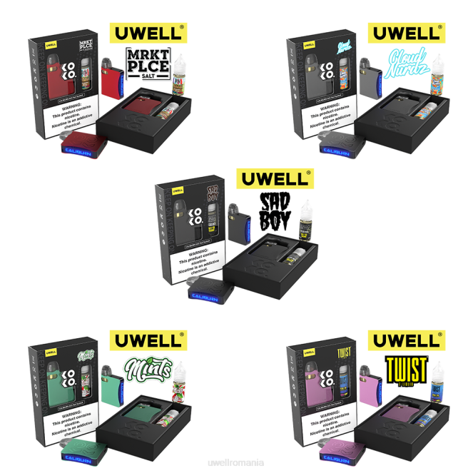crl: roz/flv: limonadă punch roz 50mg L00F241 - UWELL Romania - UWELL CALIBURN AK3 kit + a3s 0.8ohm păstăi (x2) + daddy\'s vapor 10ml săruri 50mg