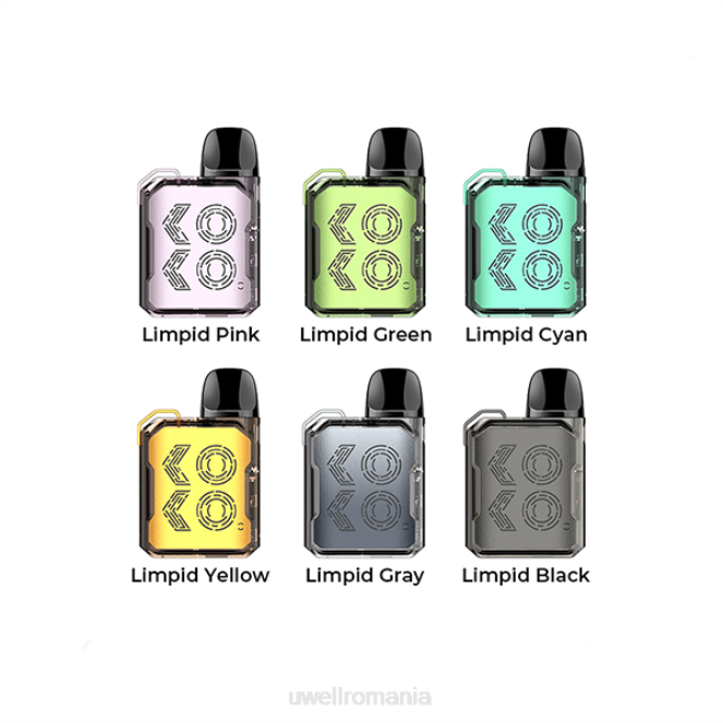cyan limpid L00F101 - UWELL Romania - UWELL CALIBURN GK2 trusa de pod