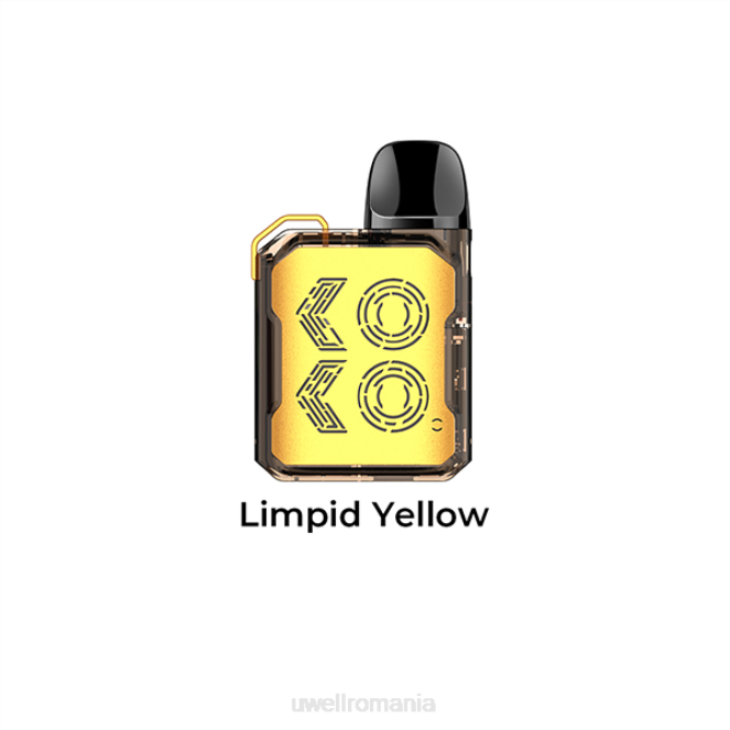 galben limpid L00F103 - UWELL disposable vape - UWELL CALIBURN GK2 trusa de pod